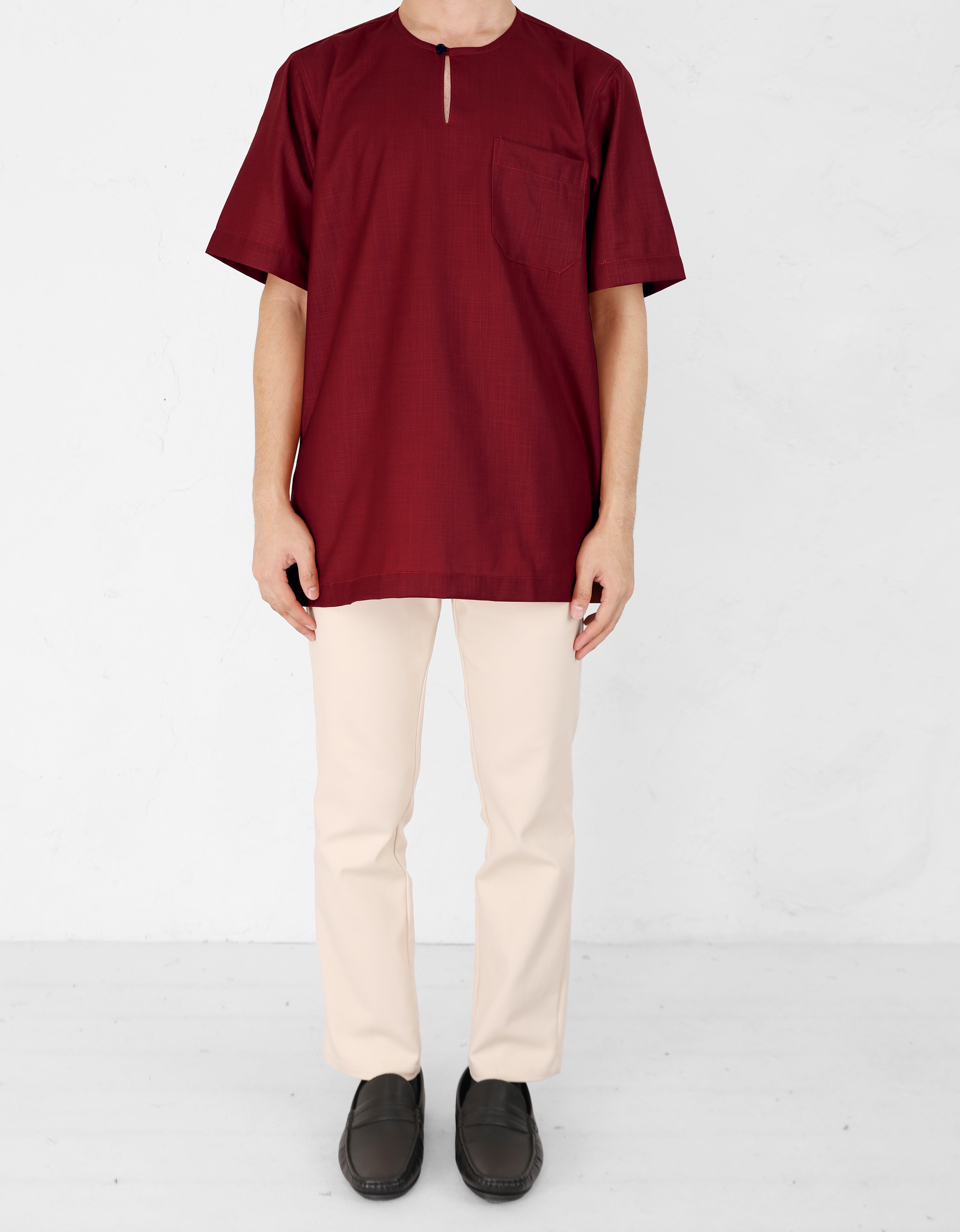 KURTA ADYAN S/S (MAROON)