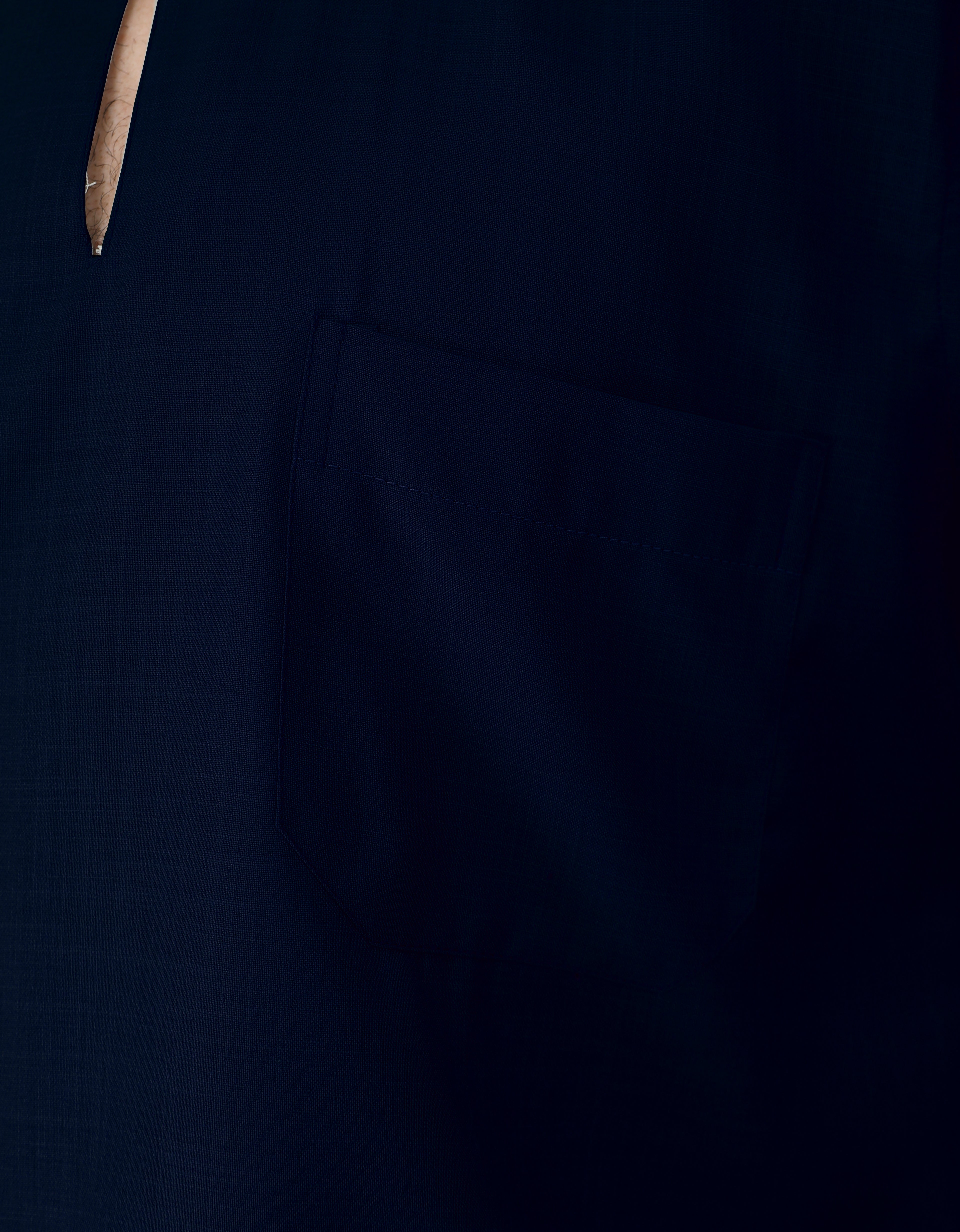 KURTA ADYAN S/S (NAVY BLUE)