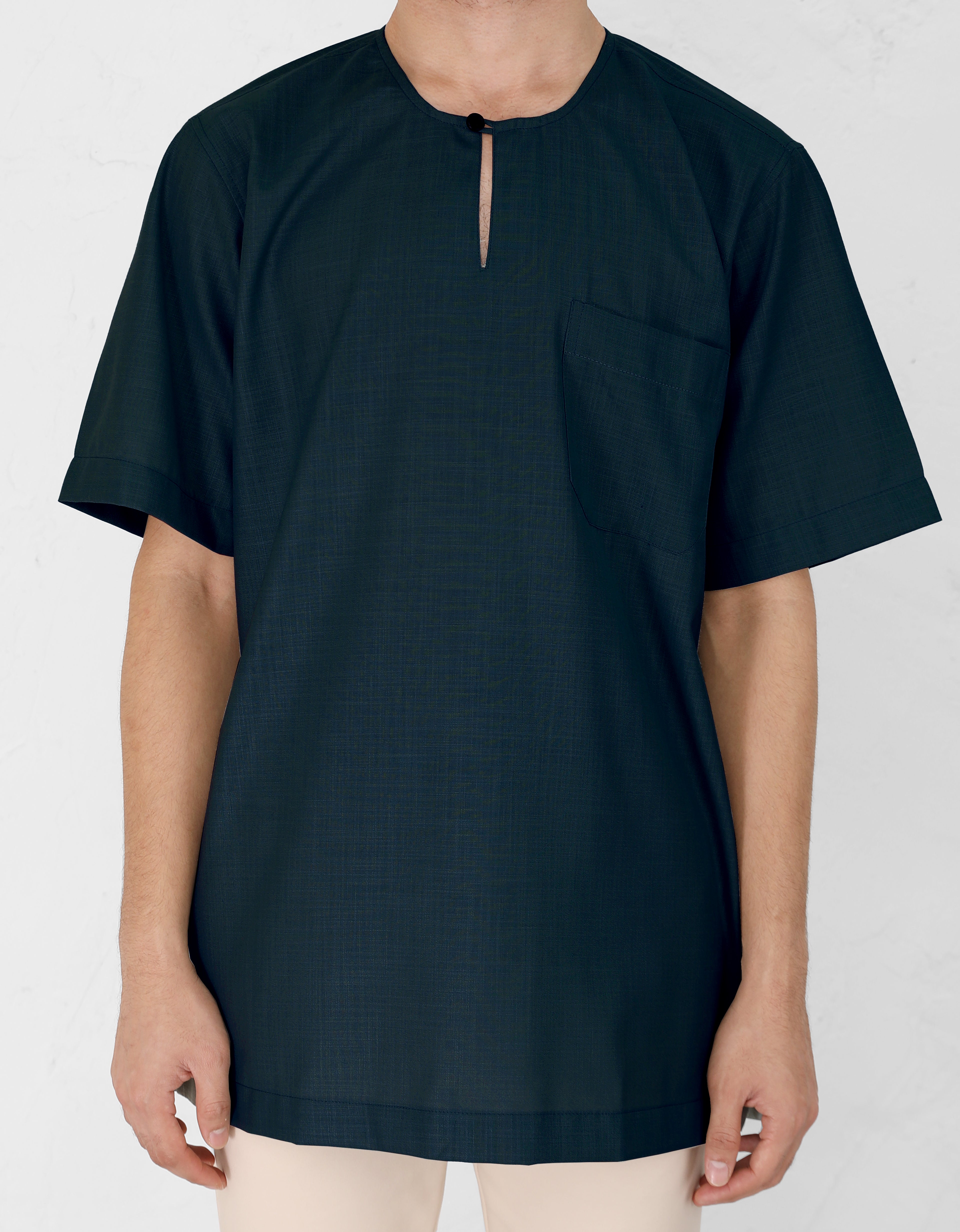 KURTA ADYAN S/S (TEAL BLUE)