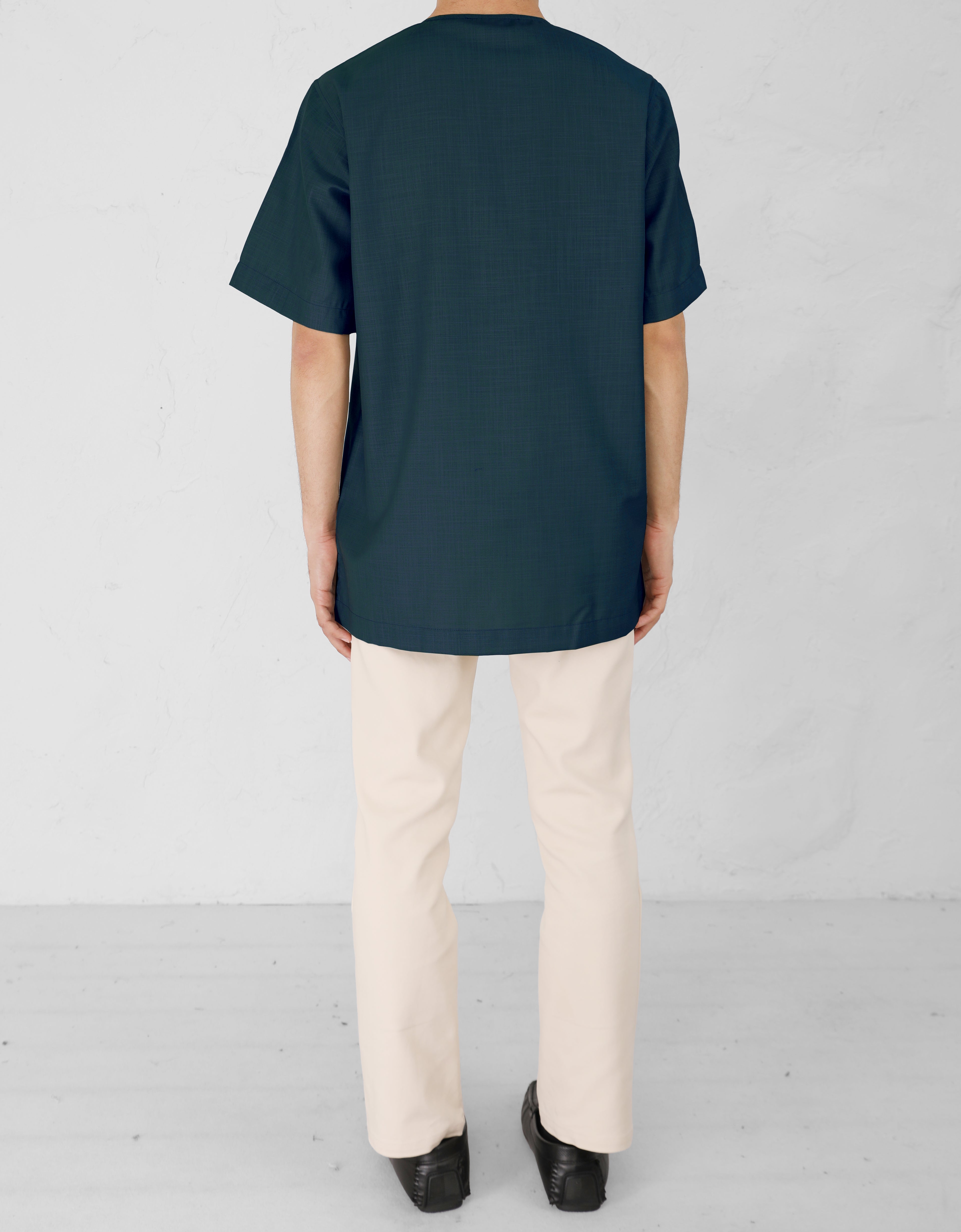 KURTA ADYAN S/S (TEAL BLUE)