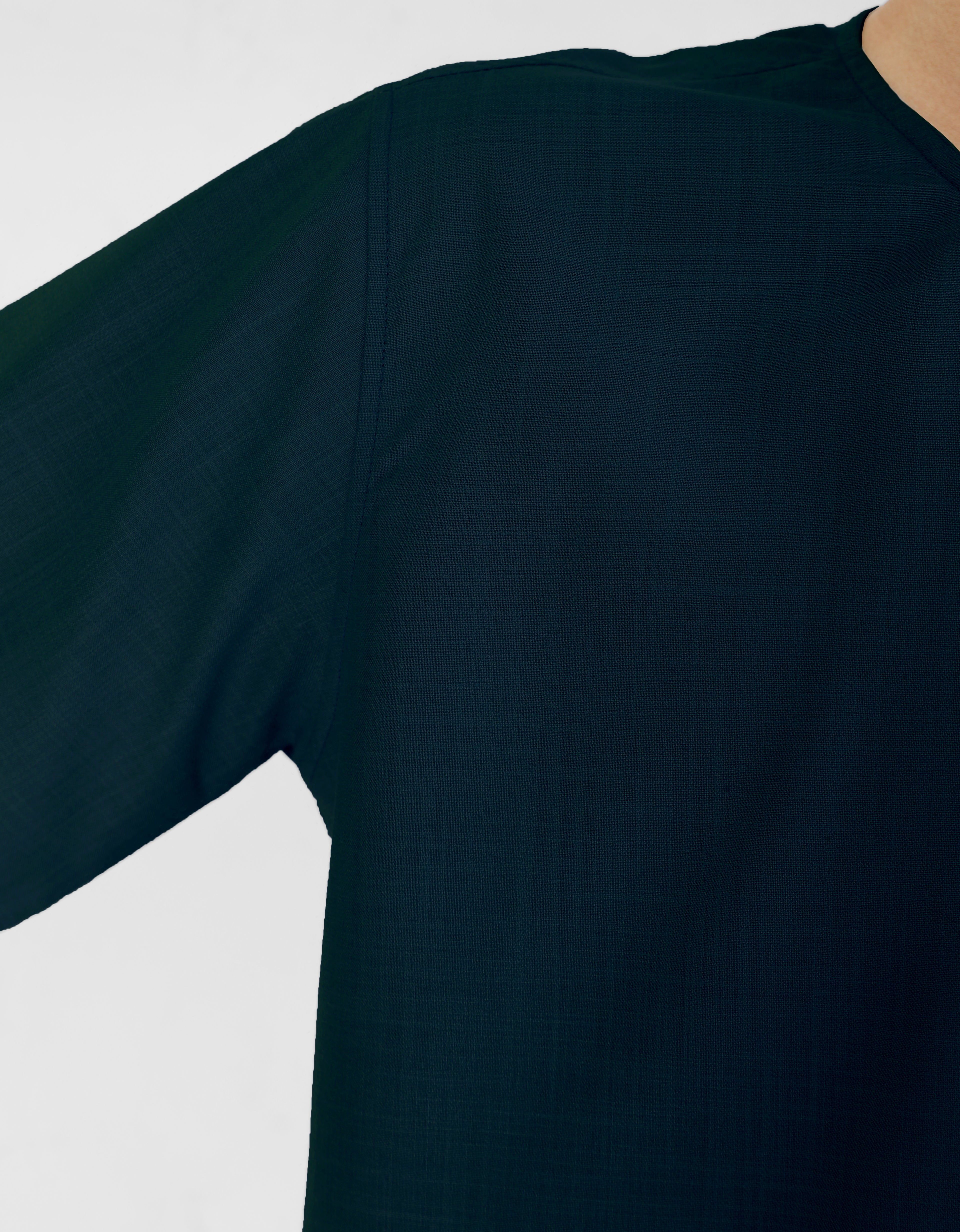 KURTA ADYAN S/S (TEAL BLUE)