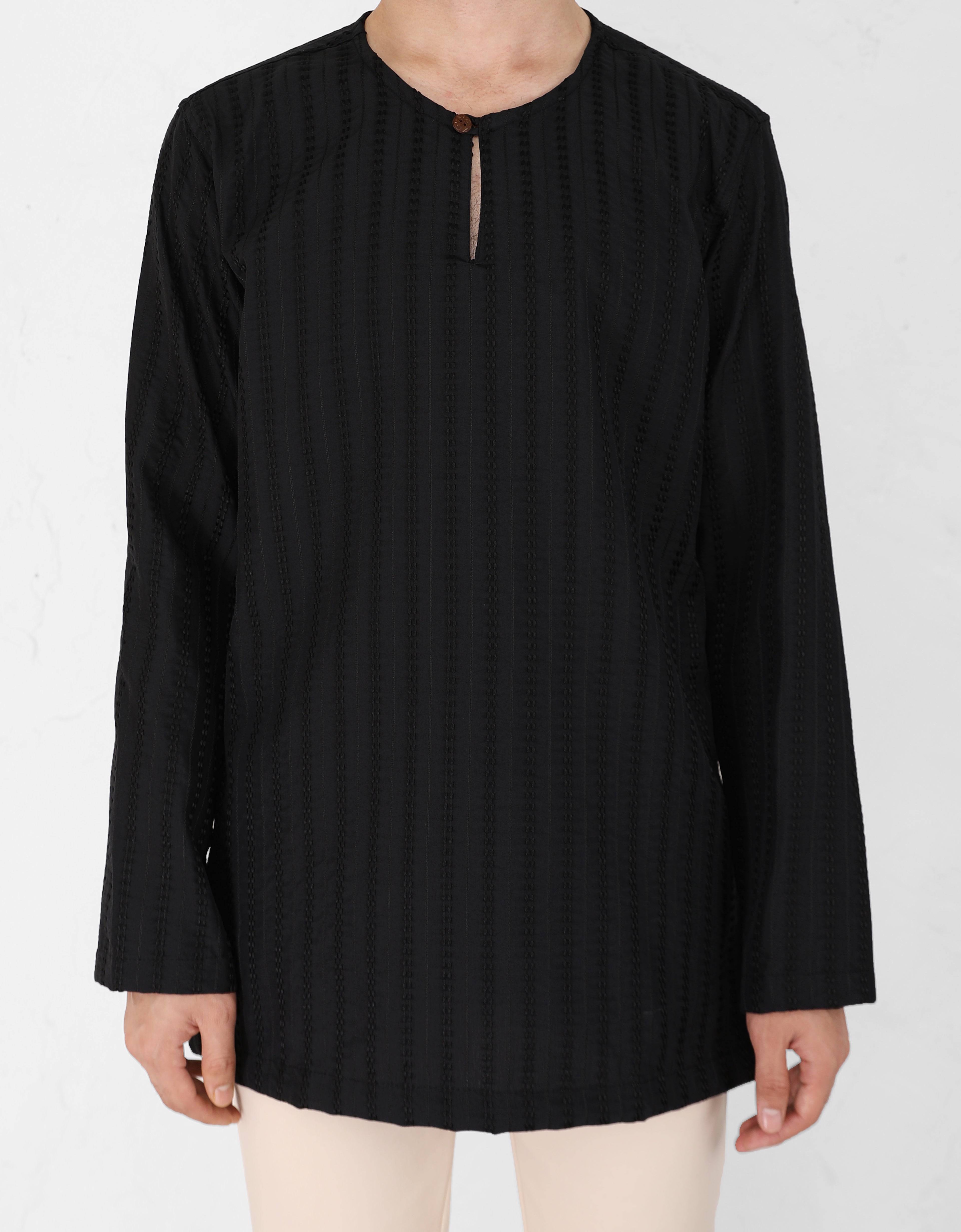 KURTA HILMAN L/S (BLACK)