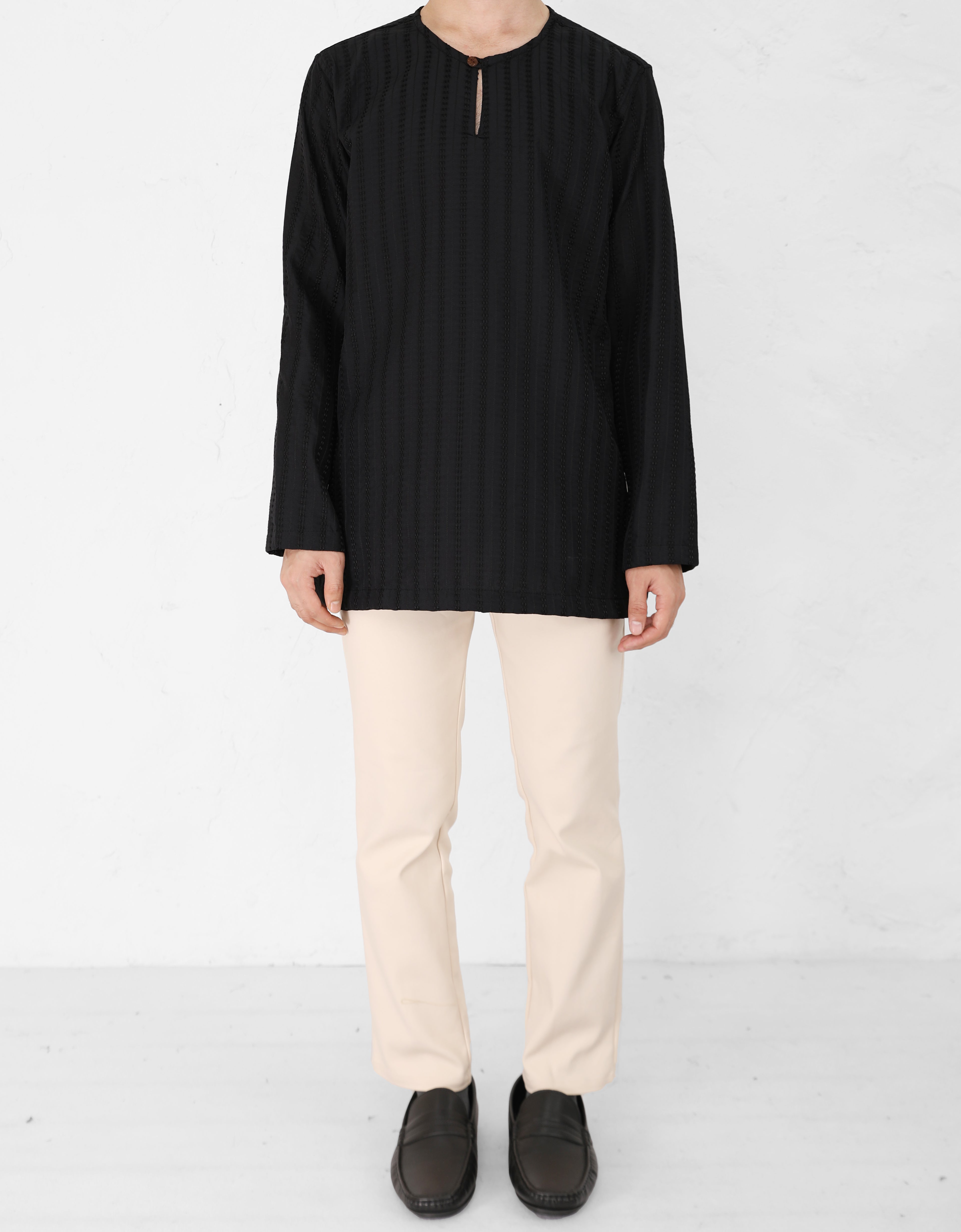 KURTA HILMAN L/S (BLACK)