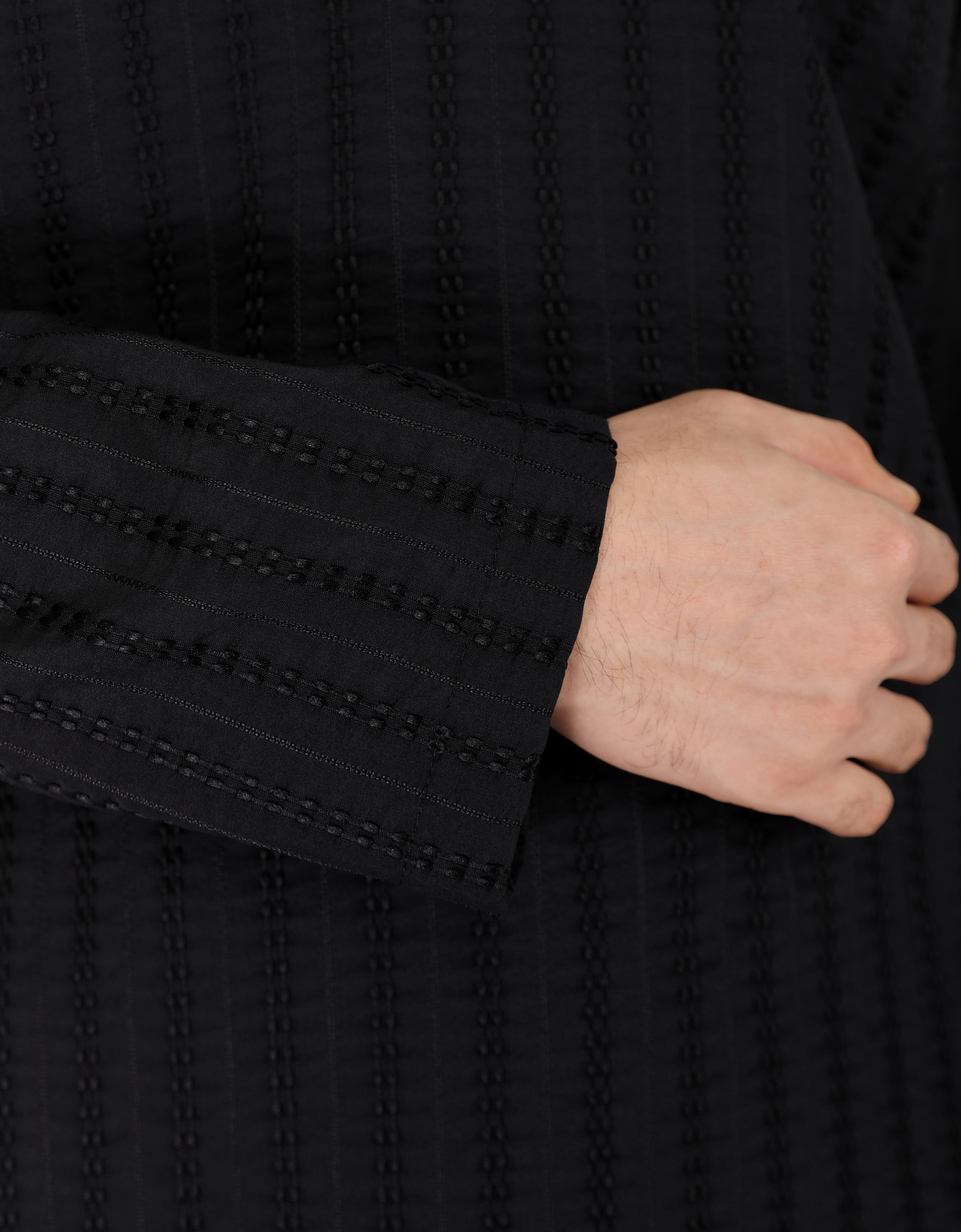KURTA HILMAN L/S (BLACK)