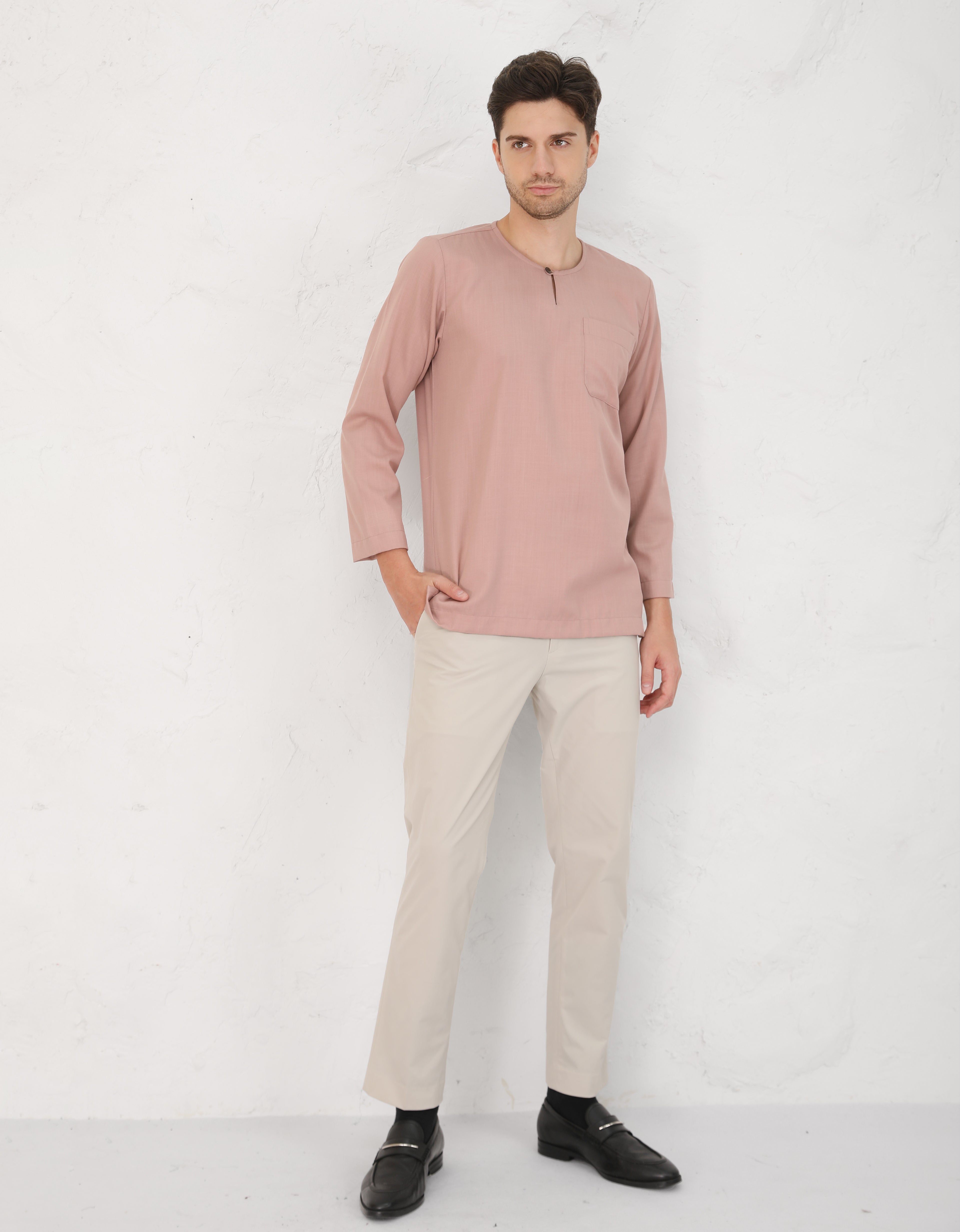KURTA NADHIF (DUSTY ROSE)