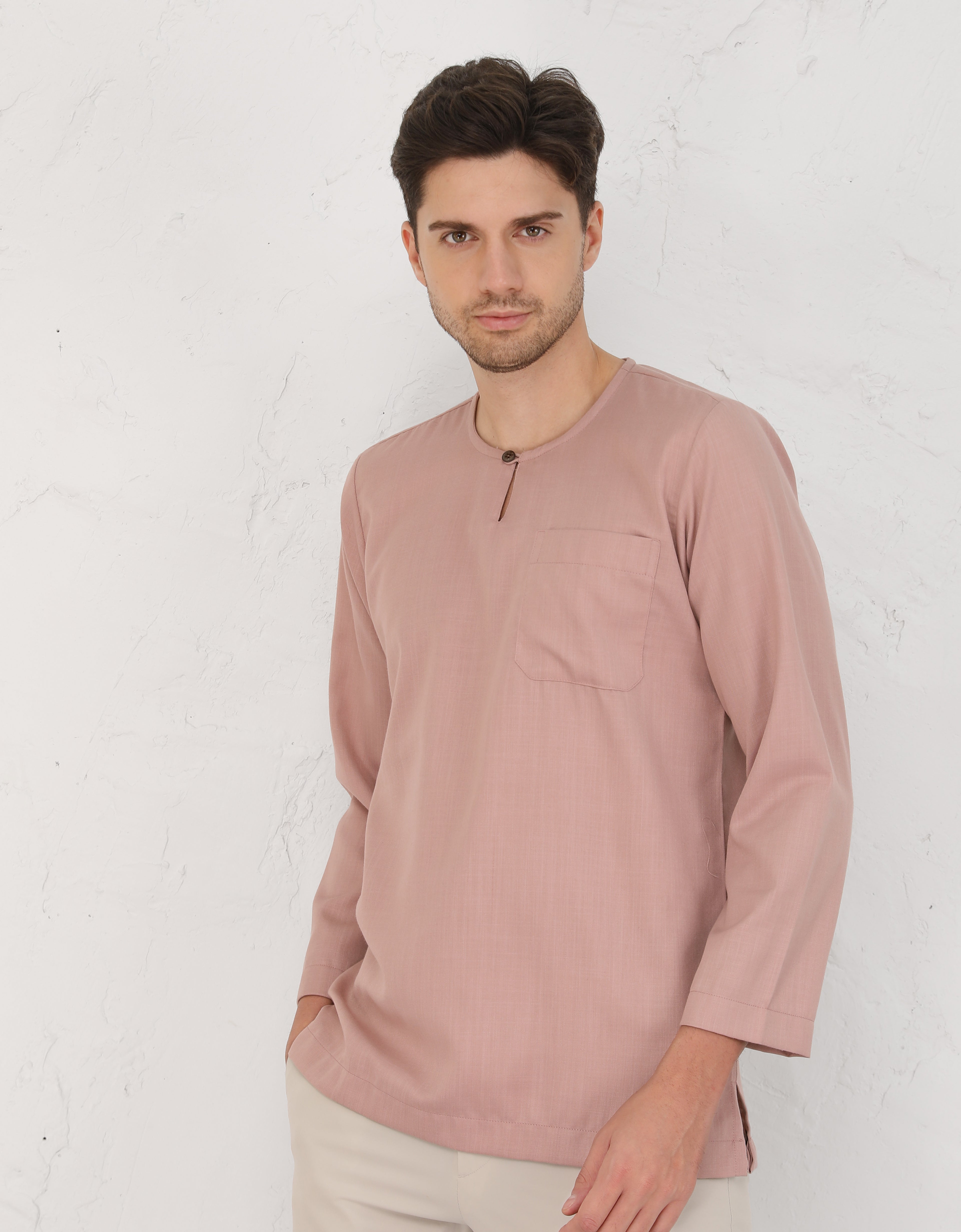 KURTA NADHIF (DUSTY ROSE)