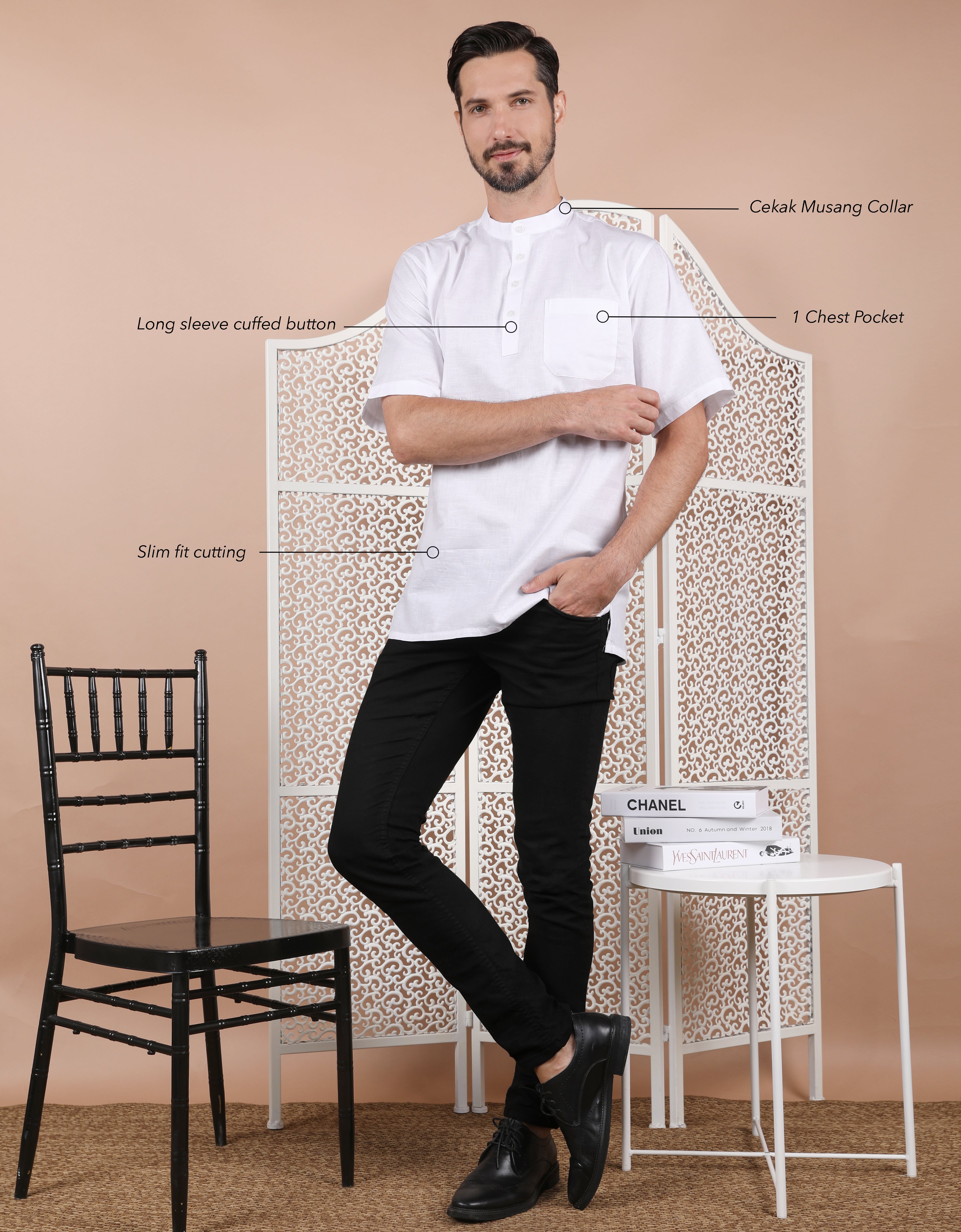 KURTA ISAAC (OFF WHITE)